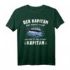 Kapitän Geschenk Männer Hat Recht Sportboot T-Shirt - Lustiges Bootsspruch T-Shirt für Kapitäne, Bootsbesitzer & Wasserliebhaber
