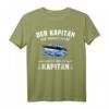 Kapitän Geschenk Männer Hat Recht Sportboot T-Shirt - Lustiges Bootsspruch T-Shirt für Kapitäne, Bootsbesitzer & Wasserliebhaber