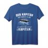 Kapitän Geschenk Männer Hat Recht Sportboot T-Shirt - Lustiges Bootsspruch T-Shirt für Kapitäne, Bootsbesitzer & Wasserliebhaber