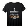 Geschenk für Tischler, Schreiner und Holz-Handwerk T-Shirt - Lustiges Berufsspruch-Shirt in Holzoptik für Handwerker und Holzarbeiter