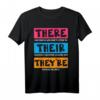 Englisch Lehrer Grammatik T-Shirt - Klassisch geschnitten, doppelt genähter Saum für Lehrer & Sprachtrainer