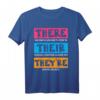 Englisch Lehrer Grammatik T-Shirt - Klassisch geschnitten, doppelt genähter Saum für Lehrer & Sprachtrainer