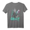 Marvel Guardians Vol. 2 Baby Groot Neon Tape T-Shirt  Offiziell lizenzierte Marvel Kleidung für Fans