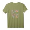 Bus Camping Liebe Blumen T-Shirt für Frauen und Mütter  Retro Design für Camping- und Naturfans