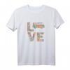 Bus Camping Liebe Blumen T-Shirt für Frauen und Mütter  Retro Design für Camping- und Naturfans