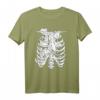Rib Cage Katzen Pastel Goth Alt Clothes T-Shirt - Y2K Egirl Aesthetic, Grunge & Skeleton Skeleton Halloween Fashion