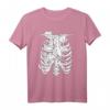 Rib Cage Katzen Pastel Goth Alt Clothes T-Shirt - Y2K Egirl Aesthetic, Grunge & Skeleton Skeleton Halloween Fashion
