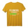 Herren Feldwebel T-Shirt mit Humor - Lustiges Bundeswehr Spruch für Soldaten & Dienstgrade