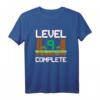 Gamer Kinder T-Shirt zum 9. Geburtstag - Level 9 Complete Gaming Outfit für Jungen, perfekte Geschenkidee für Videospiel-Fans