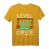 12. Geburtstag Jungen Gamer T-Shirt Level 12 - Perfektes Geschenk für Videospieler, Bau- und Entdeckerfans
