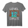 12. Geburtstag Jungen Gamer T-Shirt Level 12 - Perfektes Geschenk für Videospieler, Bau- und Entdeckerfans