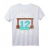 12. Geburtstag Jungen Gamer T-Shirt Level 12 - Perfektes Geschenk für Videospieler, Bau- und Entdeckerfans