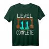 Level 11 Complete Gaming T-Shirt - Perfektes Geburtstagsgeschenk für 11-jährige Jungen, Gamer, Bergbauer und Abenteurer