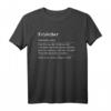Lustiges Erzieher T-Shirt mit Definition  Perfektes Geschenk zum Geburtstag oder Weihnachten für Pädagogen und Kindergärtner
