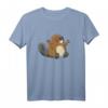 Lustiges Biber T-Shirt für Tierliebhaber  Süßes Biber Design, perfekt als Geschenk oder Kostüm für Kinder und Erwachsene