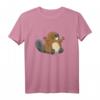Lustiges Biber T-Shirt für Tierliebhaber  Süßes Biber Design, perfekt als Geschenk oder Kostüm für Kinder und Erwachsene