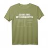 Programmierer T-Shirt - Lustiges Informatik Geschenk für C++, PHP & Coding Nerds, Admins & Väter