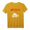 Mettflix The Walking Mett Fleischliebhaber Metzger T-Shirt  Lustiges Geschenk für Fleisch- und Mett-Fans, perfekt für Mettwoch, Geburtstag & Weihnachten