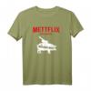 Mettflix The Walking Mett Fleischliebhaber Metzger T-Shirt  Lustiges Geschenk für Fleisch- und Mett-Fans, perfekt für Mettwoch, Geburtstag & Weihnachten