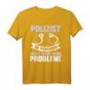 Lustiges Polizei Polizist in Pension Spruch T-Shirt  Witziges Geschenk für Polizeibeamte & Kriminalpolizisten zu Weihnachten & Geburtstag