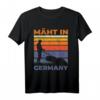 Mäht in Germany Gartenarbeit Landschaftsgärtner Rasenmäher T-Shirt  Lustiges Motiv für Hobbygärtner, Landschaftsgärtner & Rasentraktor-Fahrer