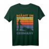 Mäht in Germany Gartenarbeit Landschaftsgärtner Rasenmäher T-Shirt  Lustiges Motiv für Hobbygärtner, Landschaftsgärtner & Rasentraktor-Fahrer