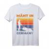 Mäht in Germany Gartenarbeit Landschaftsgärtner Rasenmäher T-Shirt  Lustiges Motiv für Hobbygärtner, Landschaftsgärtner & Rasentraktor-Fahrer