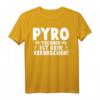 Pyro Technik Ist Kein Verbrechen Techniker T-Shirt  Humorvolles Geschenk für Techniker & Pyrotechnik-Fans