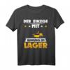 Der einzige mit Ahnung im Lager T-Shirt - Lustiges Geschenk für Staplerfahrer, Lagerist & Logistiker mit Spruch