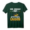 Der einzige mit Ahnung im Lager T-Shirt - Lustiges Geschenk für Staplerfahrer, Lagerist & Logistiker mit Spruch