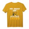 Der einzige mit Ahnung im Lager T-Shirt - Lustiges Geschenk für Staplerfahrer, Lagerist & Logistiker mit Spruch
