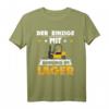 Der einzige mit Ahnung im Lager T-Shirt - Lustiges Geschenk für Staplerfahrer, Lagerist & Logistiker mit Spruch