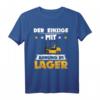 Der einzige mit Ahnung im Lager T-Shirt - Lustiges Geschenk für Staplerfahrer, Lagerist & Logistiker mit Spruch