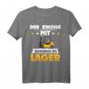 Der einzige mit Ahnung im Lager T-Shirt - Lustiges Geschenk für Staplerfahrer, Lagerist & Logistiker mit Spruch
