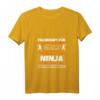 Damen Pflegeassistenz T-Shirt mit lustigem Multitasking Ninja Motiv - Perfekt zum HapBunny & für Pflegekräfte