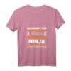 Damen Pflegeassistenz T-Shirt mit lustigem Multitasking Ninja Motiv - Perfekt zum HapBunny & für Pflegekräfte
