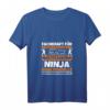 Damen Pflegeassistenz T-Shirt mit lustigem Multitasking Ninja Motiv - Perfekt zum HapBunny & für Pflegekräfte