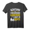 Rente Staplerfahrer Lagerist Ruhestand Pension T-Shirt - Lustiges Vintage Geschenk für Lagerlogistik-Fachkräfte und Gabelstaplerfahrer