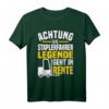 Rente Staplerfahrer Lagerist Ruhestand Pension T-Shirt - Lustiges Vintage Geschenk für Lagerlogistik-Fachkräfte und Gabelstaplerfahrer