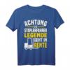 Rente Staplerfahrer Lagerist Ruhestand Pension T-Shirt - Lustiges Vintage Geschenk für Lagerlogistik-Fachkräfte und Gabelstaplerfahrer