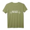 Busfahrer EKG Geschenk für Männer - Herzlinie Linienbus Schulbus T-Shirt, ideales Geschenk für Papa, Opa und Berufskraftfahrer zu Vatertag, Geburtstag & Weihnachten