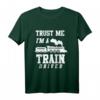 Train Driver Lokführer Zug fahren Geschenk Beruf Lokomotive T-Shirt - Klassisch geschnitten, doppelt genähter Saum