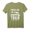 Train Driver Lokführer Zug fahren Geschenk Beruf Lokomotive T-Shirt - Klassisch geschnitten, doppelt genähter Saum