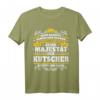 Lustiges Kutscher Geschenk Pferde-Kutsche Fahrer Beruf T-Shirt  Witziges Geburtstags- und Weihnachtsgeschenk für Kutscher, Pferdeliebhaber und Berufsfahrer