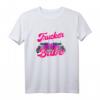 Damen Trucker Babe T-Shirt - Für Fernfahrerinnen und Kraftfahrer-Mädels, perfektes Geschenk für LKW Liebhaberinnen