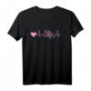LKW Herzschlag EKG Puls Truckerin Damen T-Shirt  Perfekt für Berufskraftfahrerin, Fernfahrerin & LKW-Fahrerin, Geschenkidee zum Muttertag