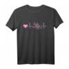 LKW Herzschlag EKG Puls Truckerin Damen T-Shirt  Perfekt für Berufskraftfahrerin, Fernfahrerin & LKW-Fahrerin, Geschenkidee zum Muttertag