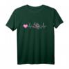 LKW Herzschlag EKG Puls Truckerin Damen T-Shirt  Perfekt für Berufskraftfahrerin, Fernfahrerin & LKW-Fahrerin, Geschenkidee zum Muttertag