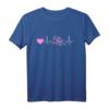 LKW Herzschlag EKG Puls Truckerin Damen T-Shirt  Perfekt für Berufskraftfahrerin, Fernfahrerin & LKW-Fahrerin, Geschenkidee zum Muttertag
