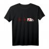 Rettungswagen Herzschlag EKG Puls T-Shirt  Geschenk für Sanitäter, Notarzt & Rettungshelfer bei Einsätzen
